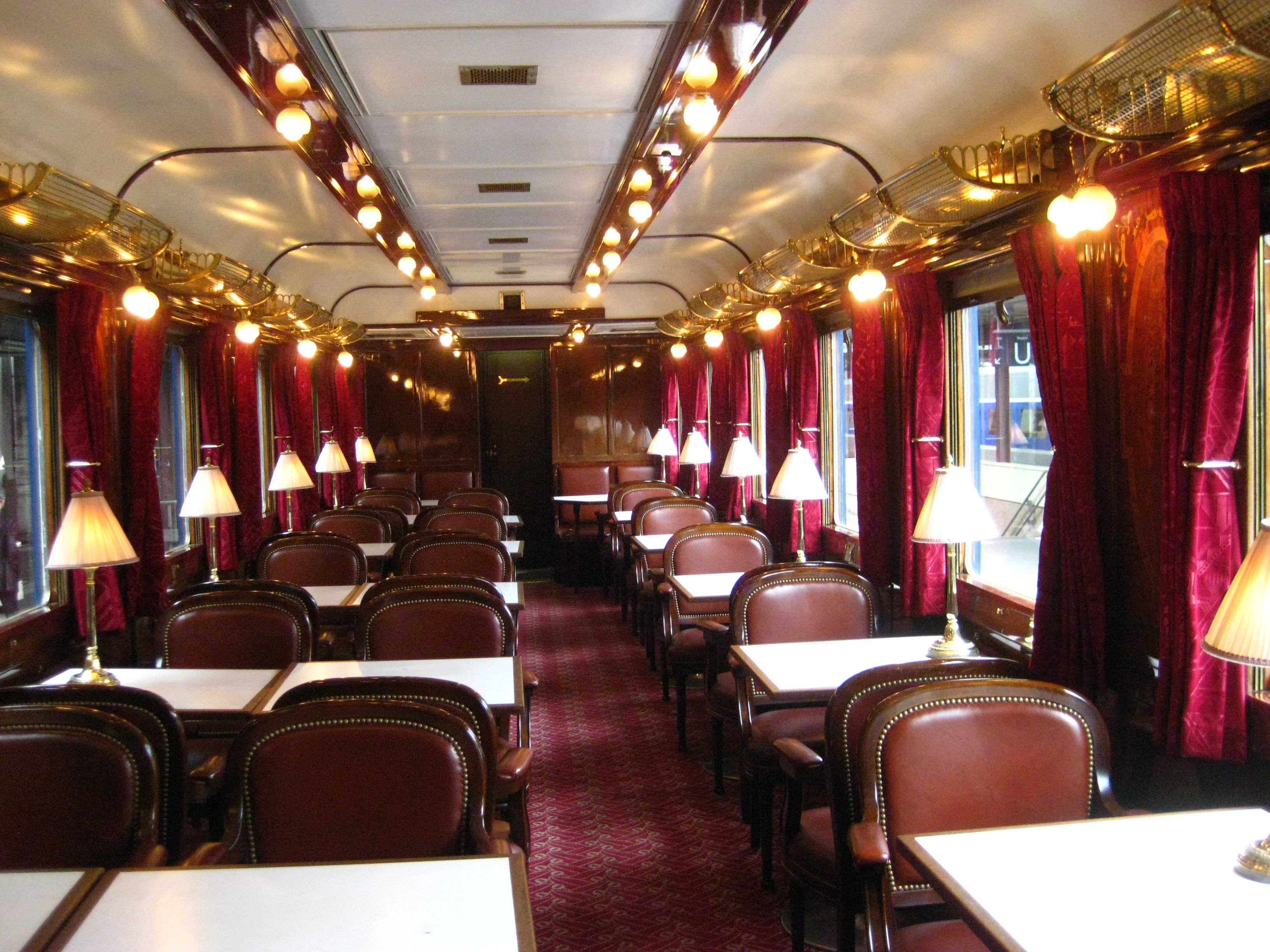 Intérieur de l'Orient-Express